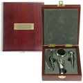 Rosewood Wine Tool Set